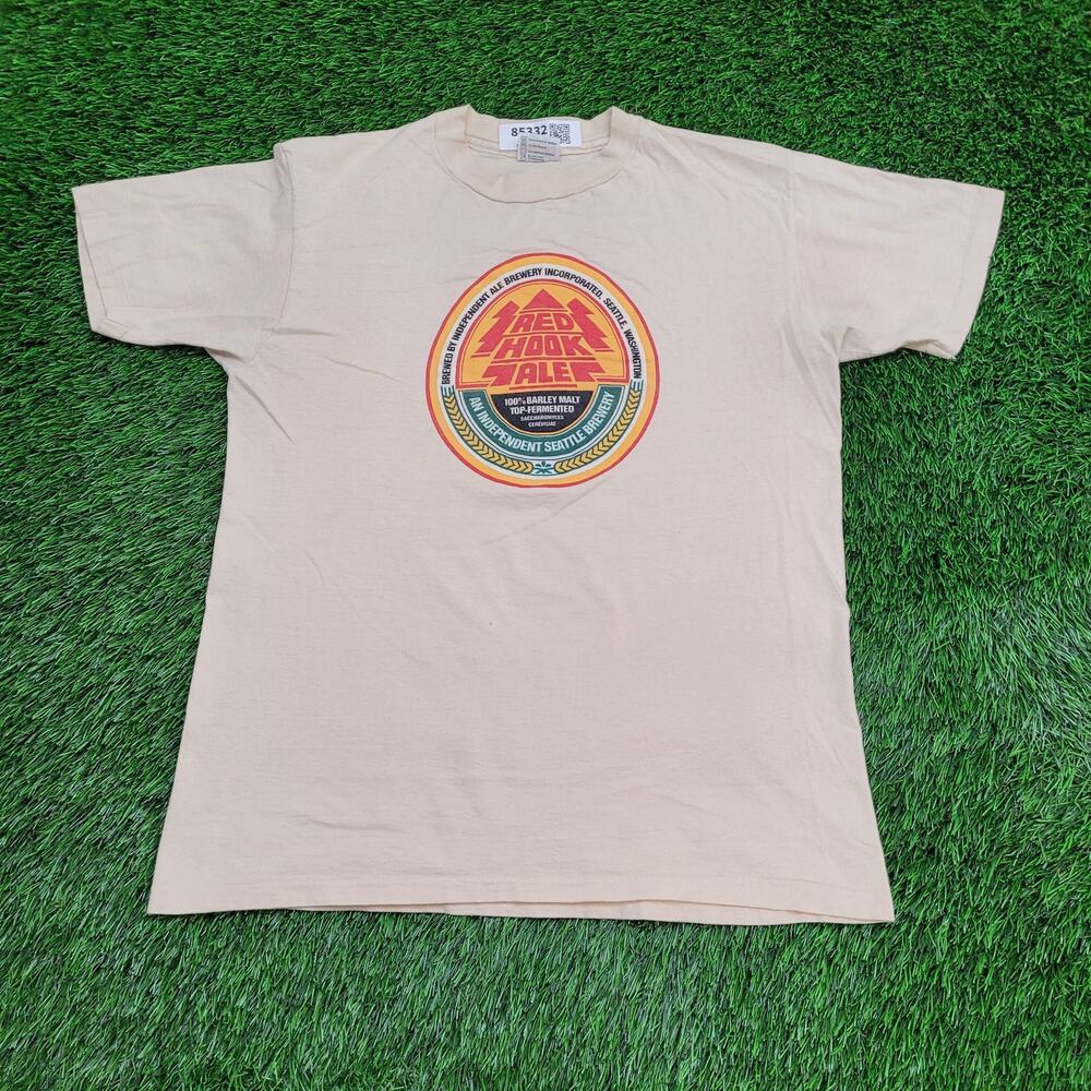 Vintage 80s Redhook Ale Brewery Shirt Womens M/L 20x26 Beverage